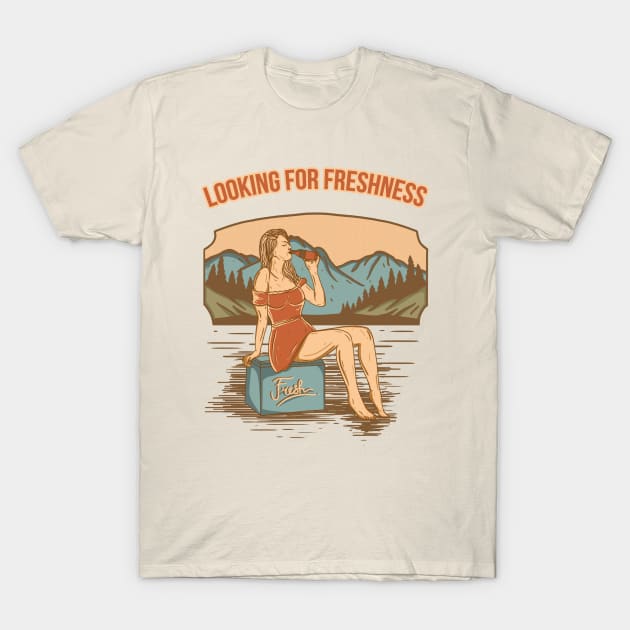 Looking For Freshness T-Shirt by Wahyu Tego Saputro